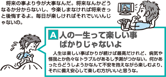 病気や怪我などのトラブルは予測がつかない。